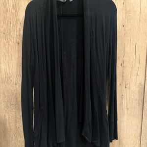 Athleta Charcoal Open Front Cardigan